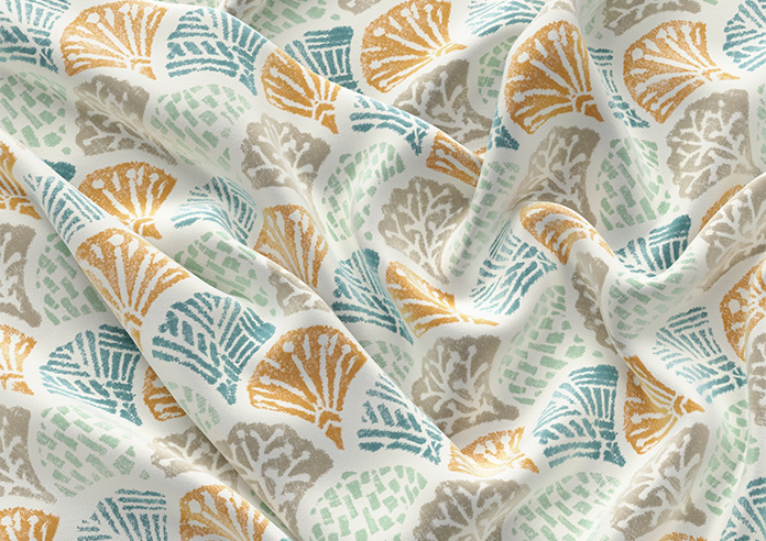 Foxley Faux Silk, Nautilus - Motorised Roman Blind - Image 4